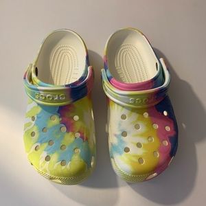 Tye Dye Crocs - NEW